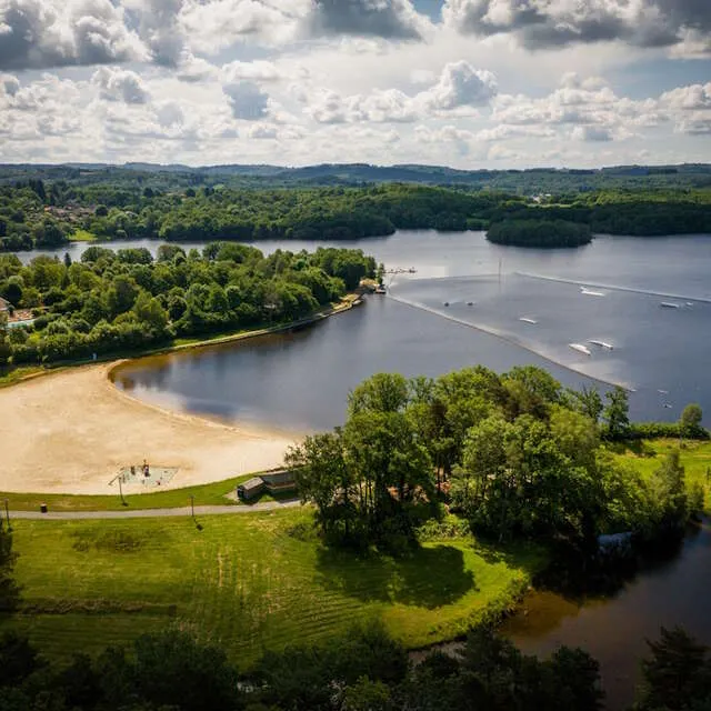 Lac de Saint-Pardoux - Le plus grand lac du Limousin en Haute-Vienne